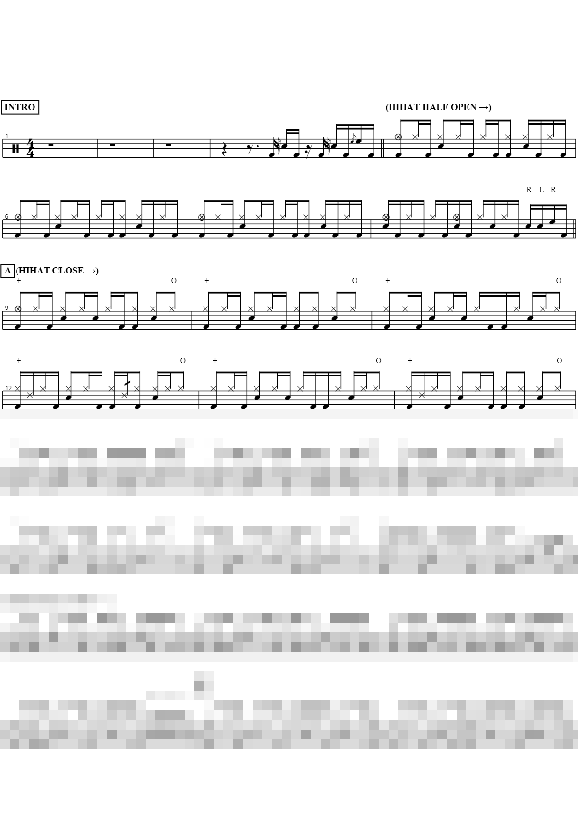 higher Sheet Music Preview