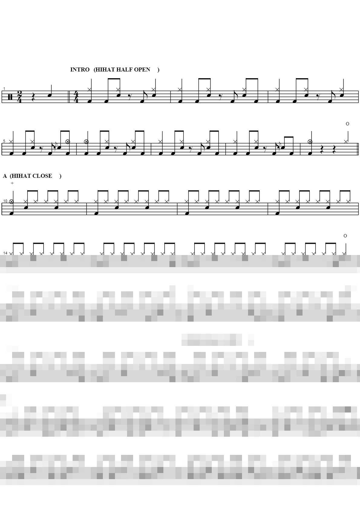 Back Again Sheet Music Preview