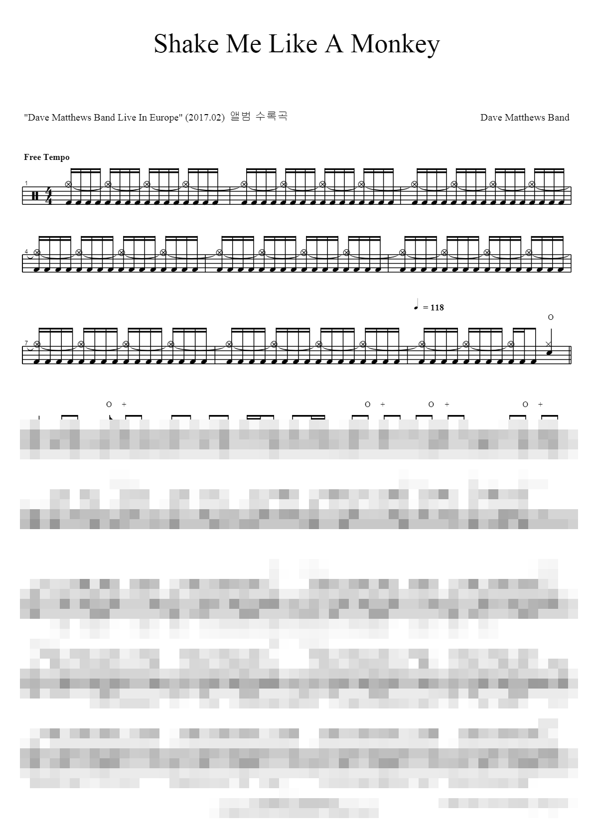 Shake Me Like A Monkey Sheet Music Preview