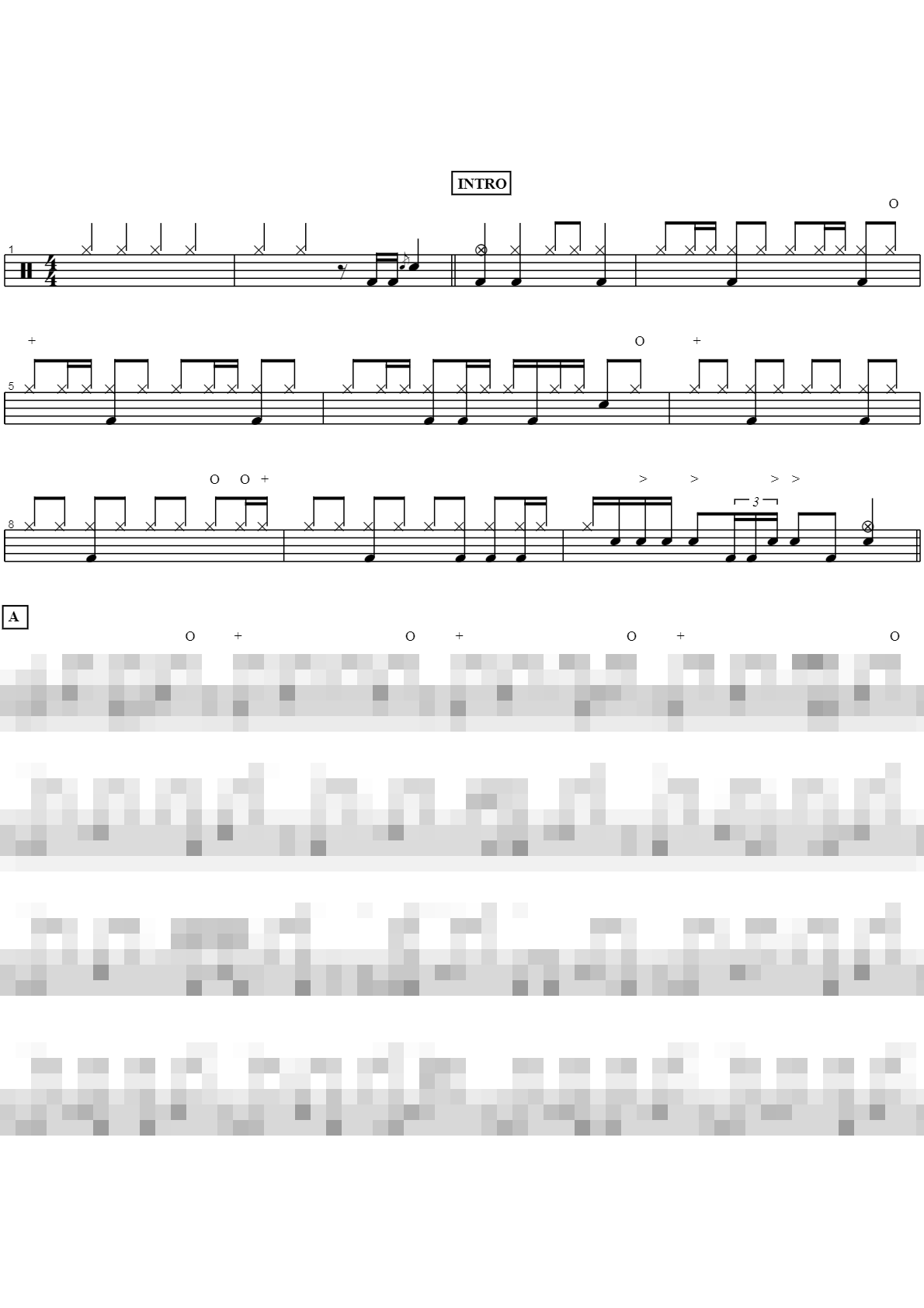 funk rock Sheet Music Preview