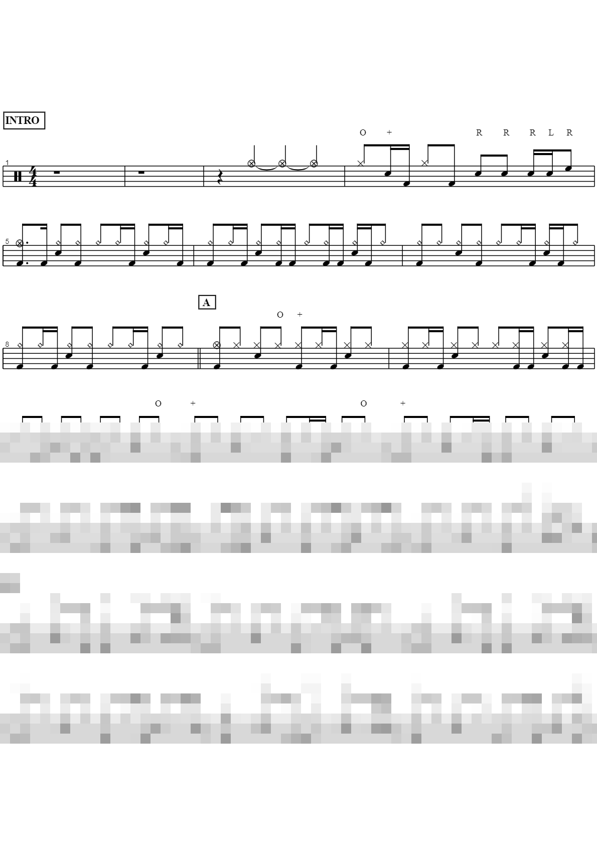 in the pocket Sheet Music Preview
