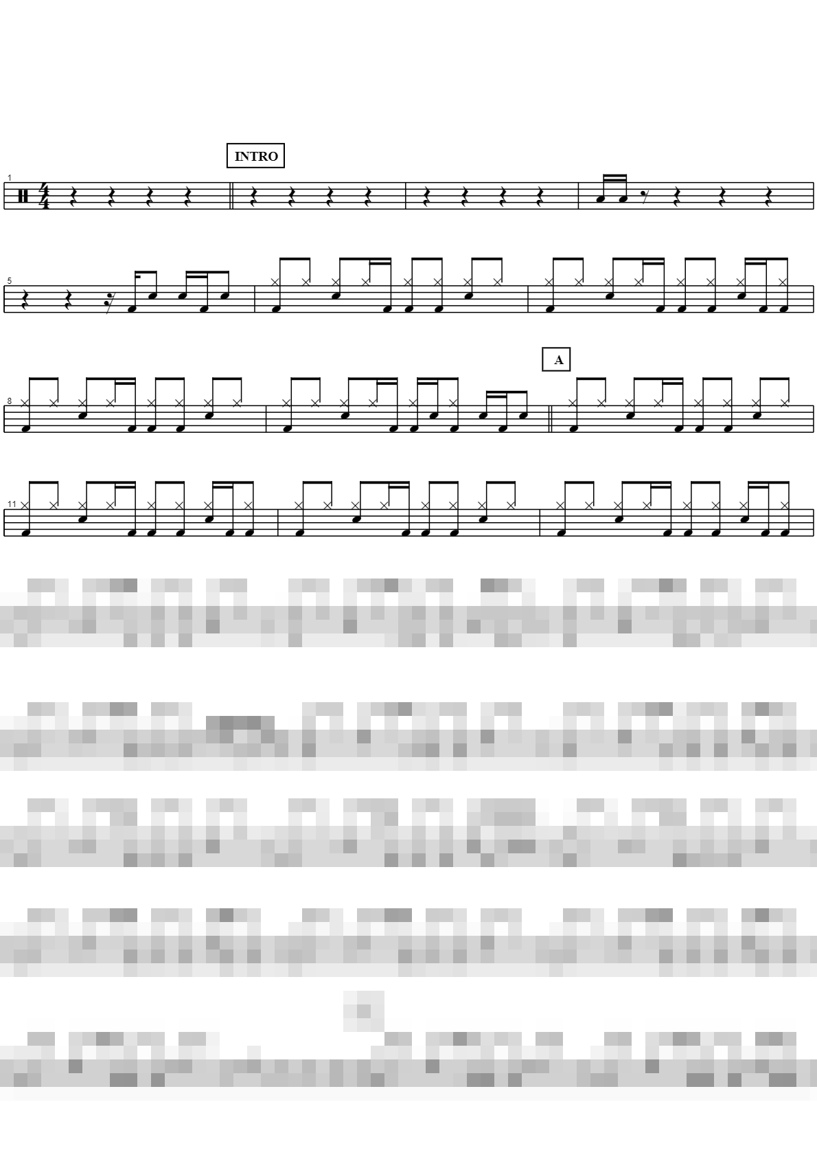 Lets Get Rocked Sheet Music Preview