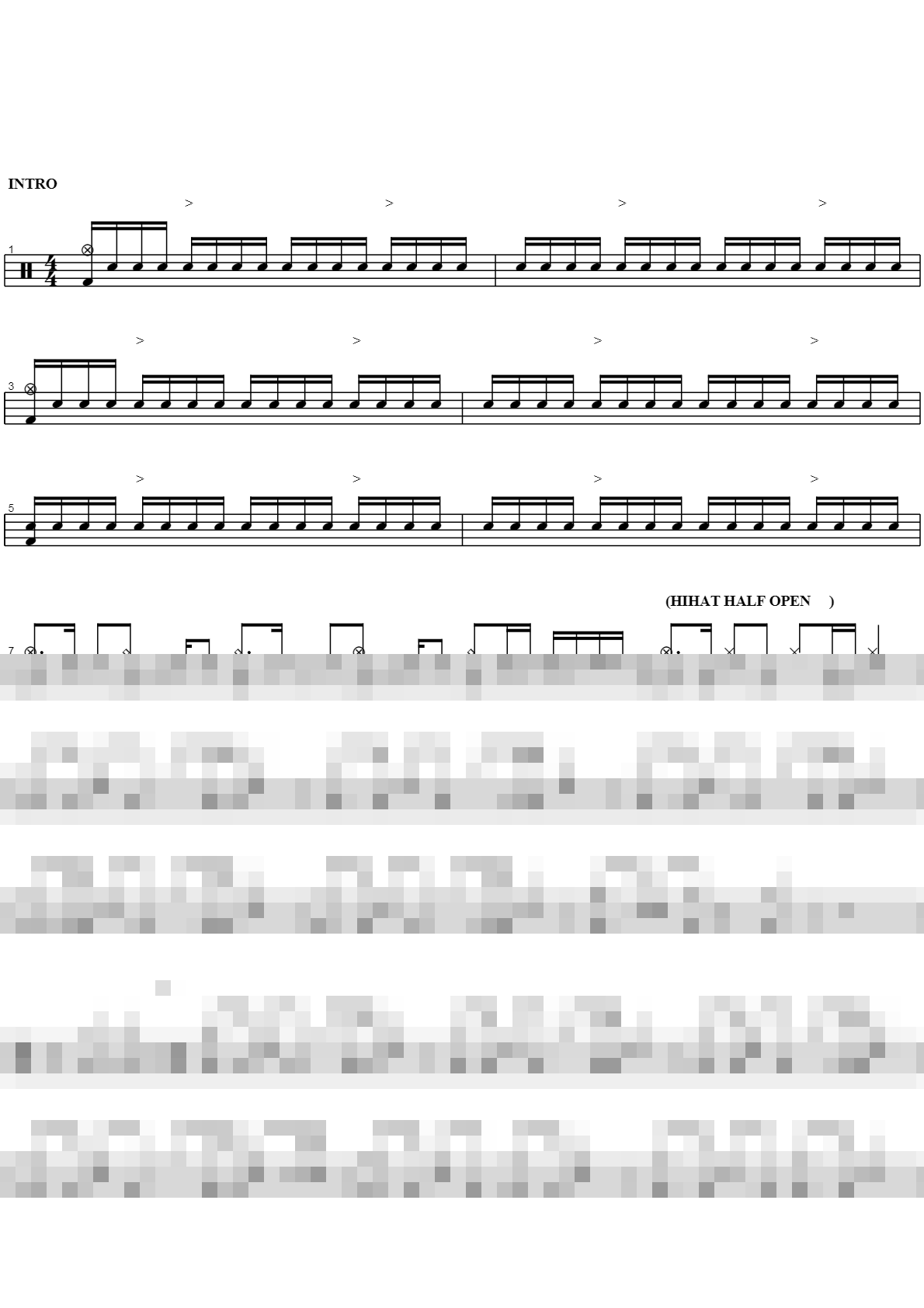 We Rock Sheet Music Preview