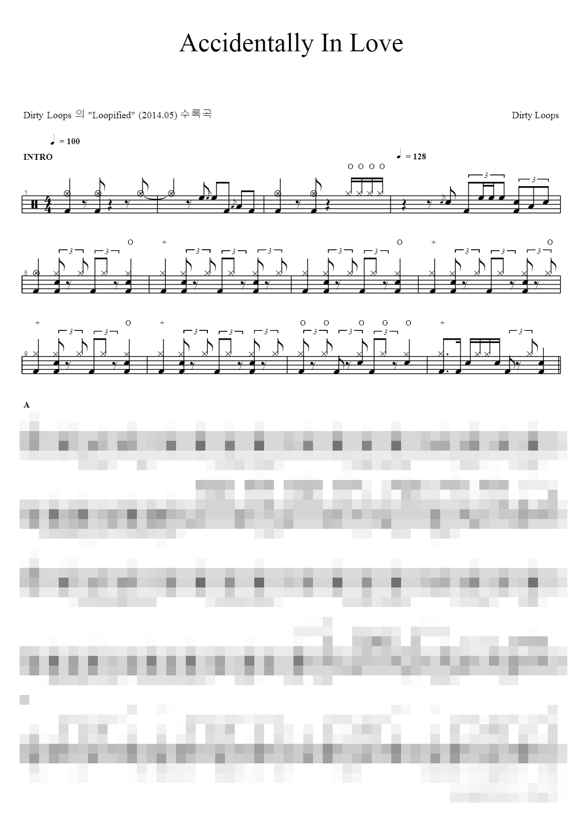 Accidentally In Love Sheet Music Preview