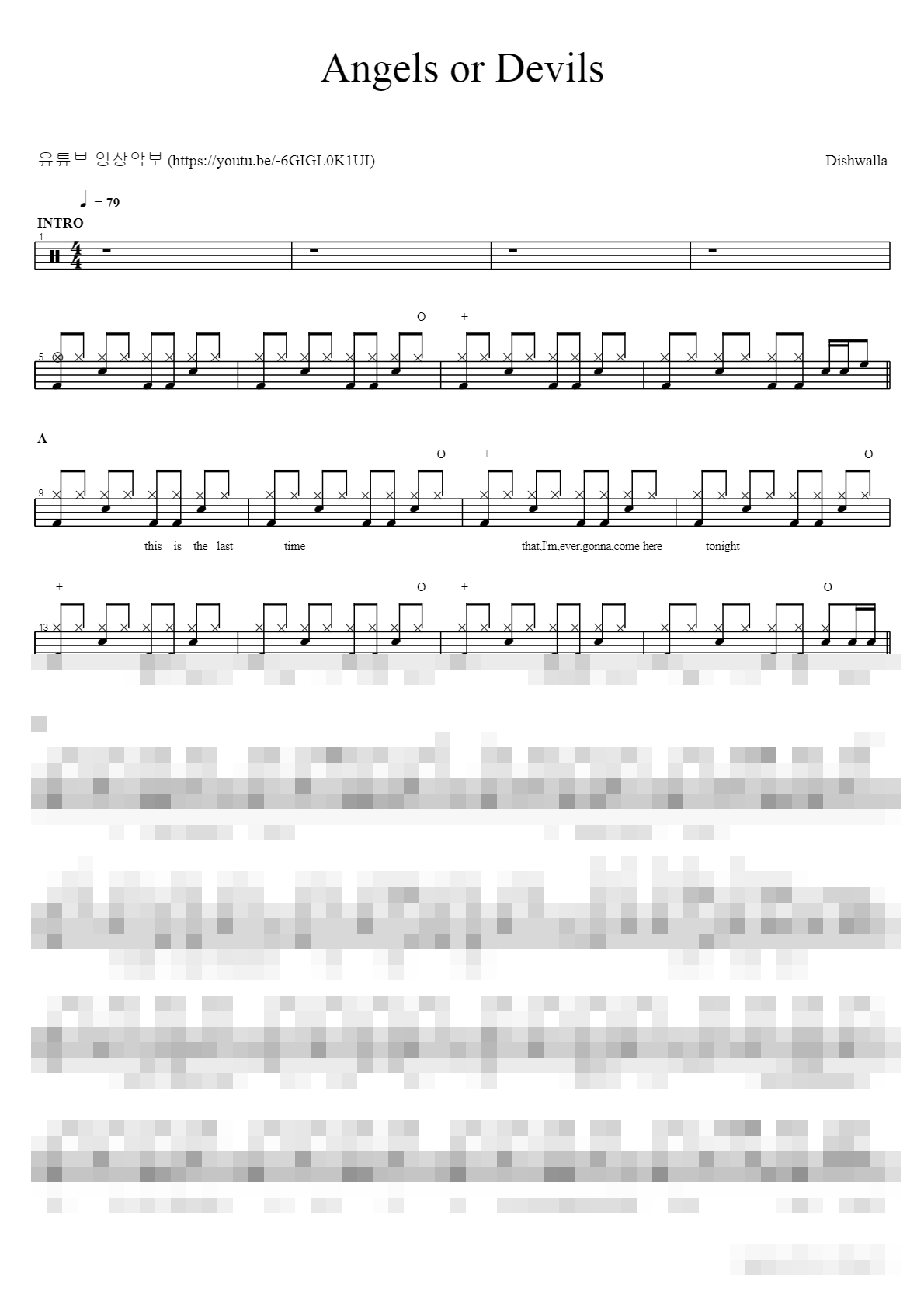 Angels or Devils Sheet Music Preview