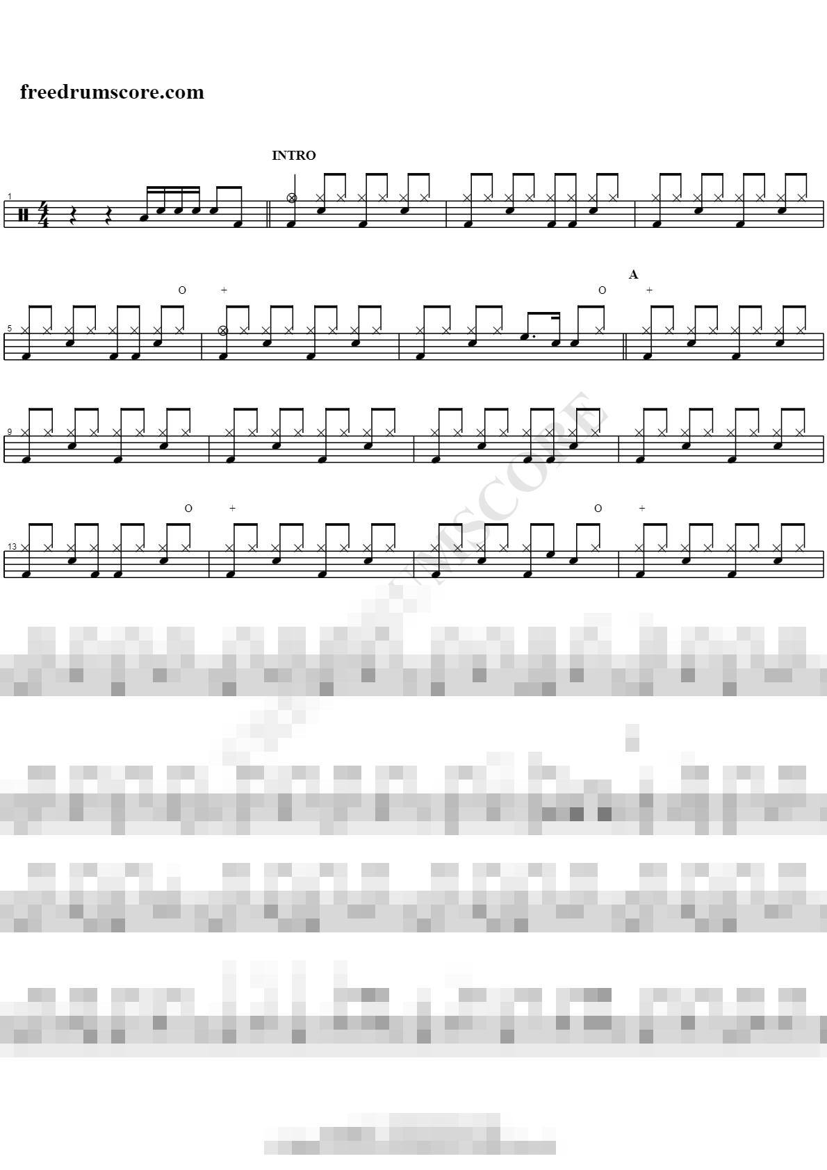 How Long Sheet Music Preview