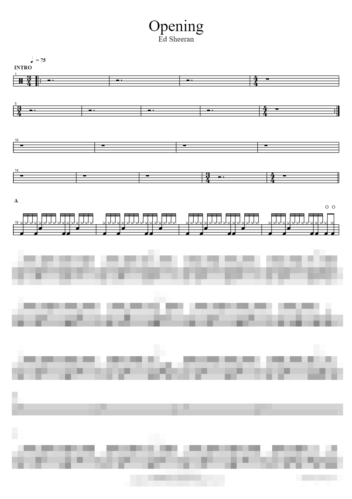 Opening Sheet Music Preview
