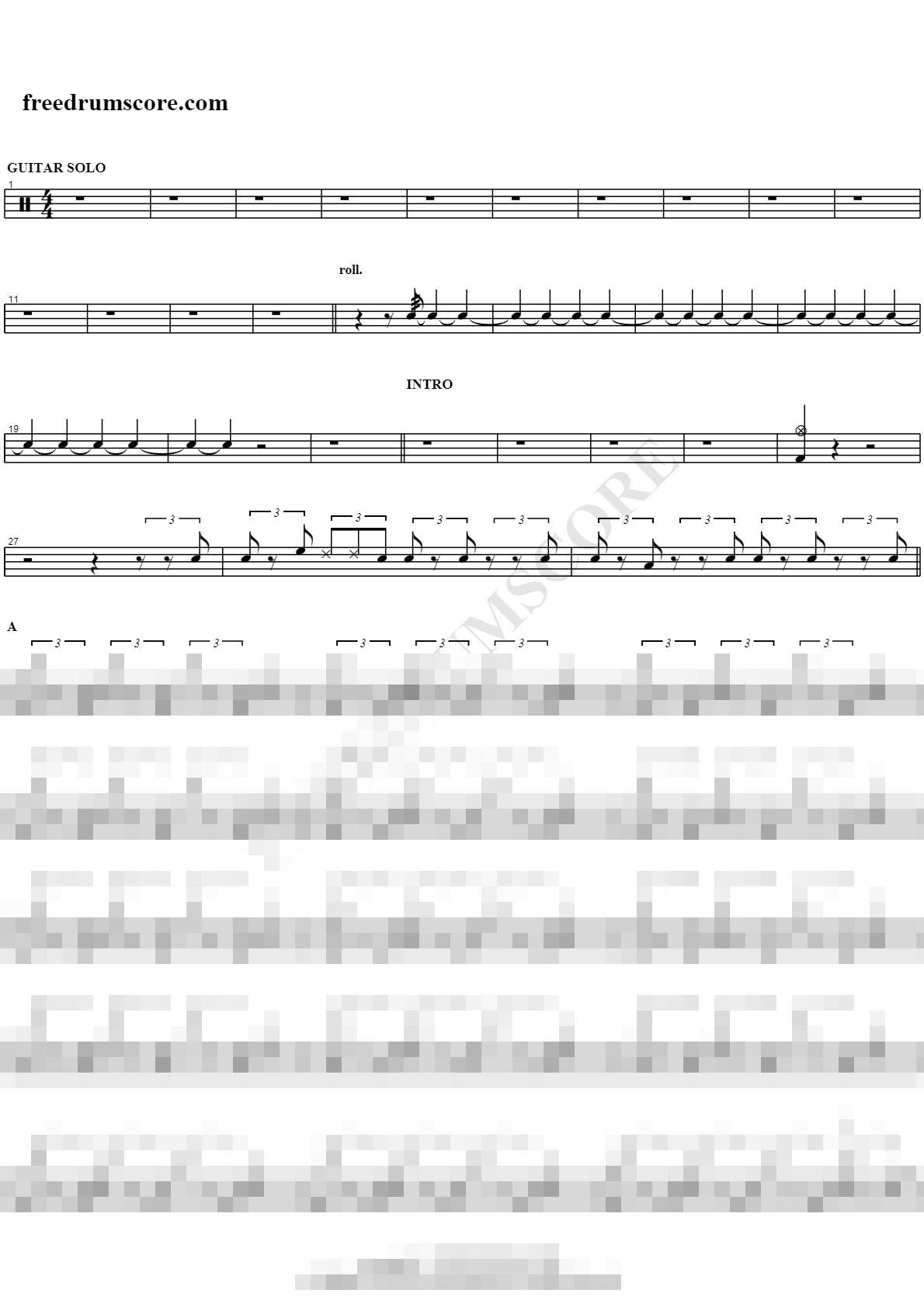 Cliffs Of Dover Sheet Music Preview