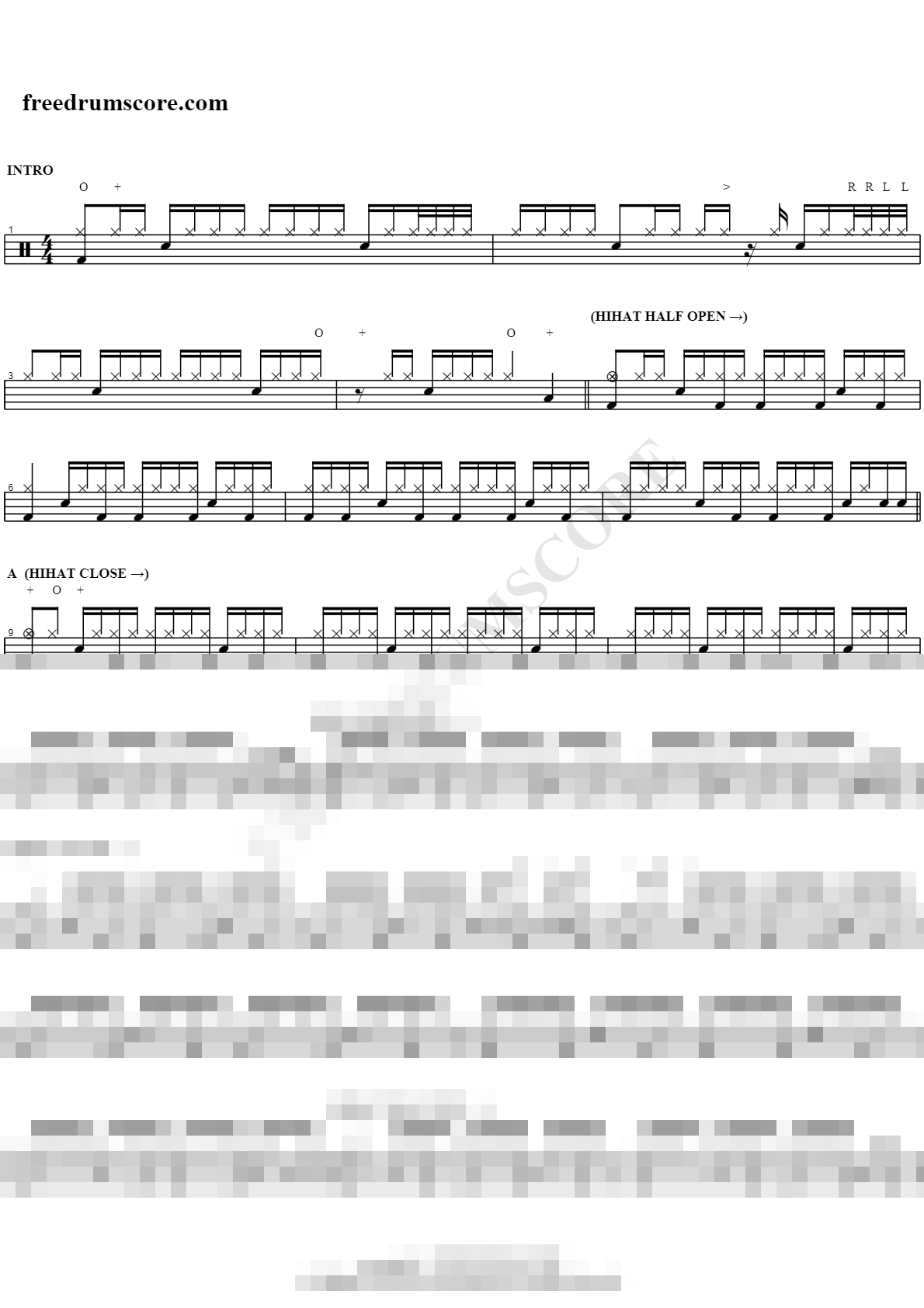 Erase This Sheet Music Preview