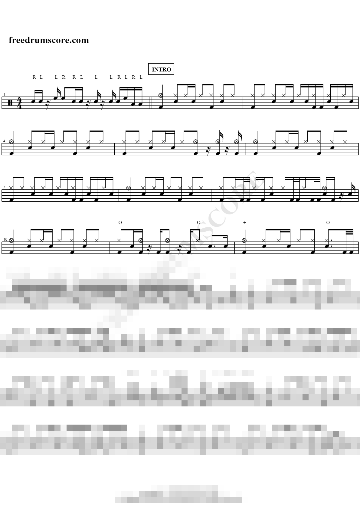 Cupid's Dead (live) Sheet Music Preview