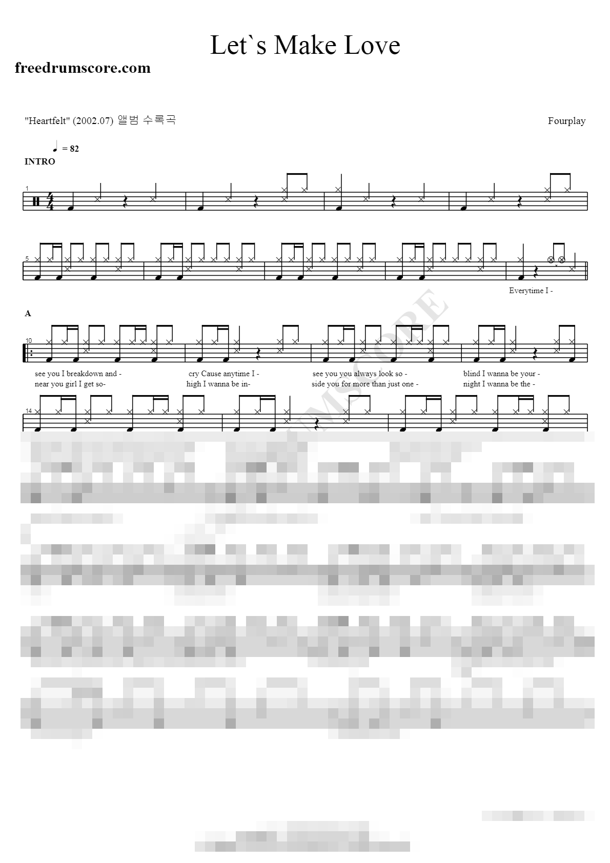 Let`s Make Love Sheet Music Preview