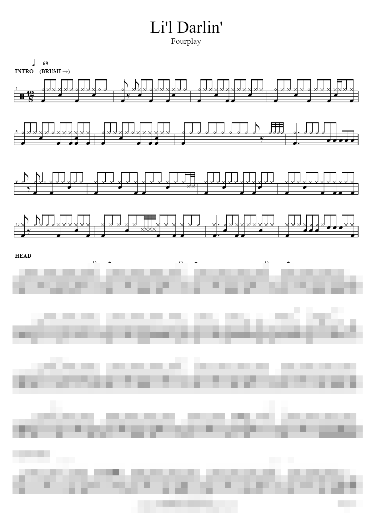 Li'l Darlin' Sheet Music Preview