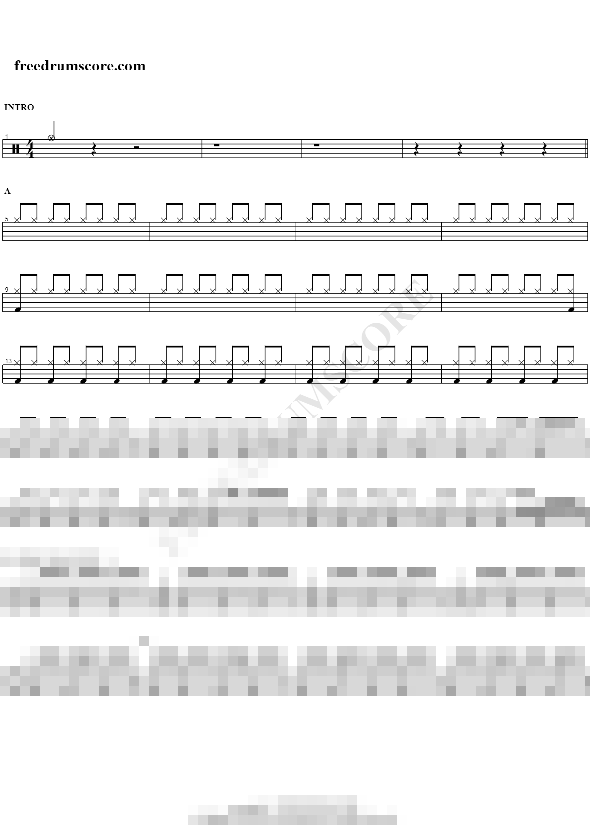 Take Me Out (Album Ver.) Sheet Music Preview