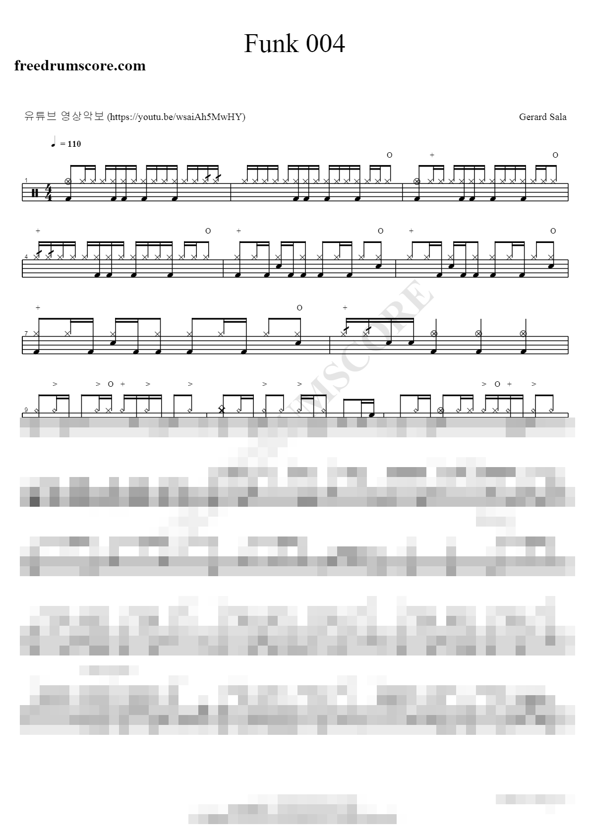 Gerard Sala Sheet Music Preview