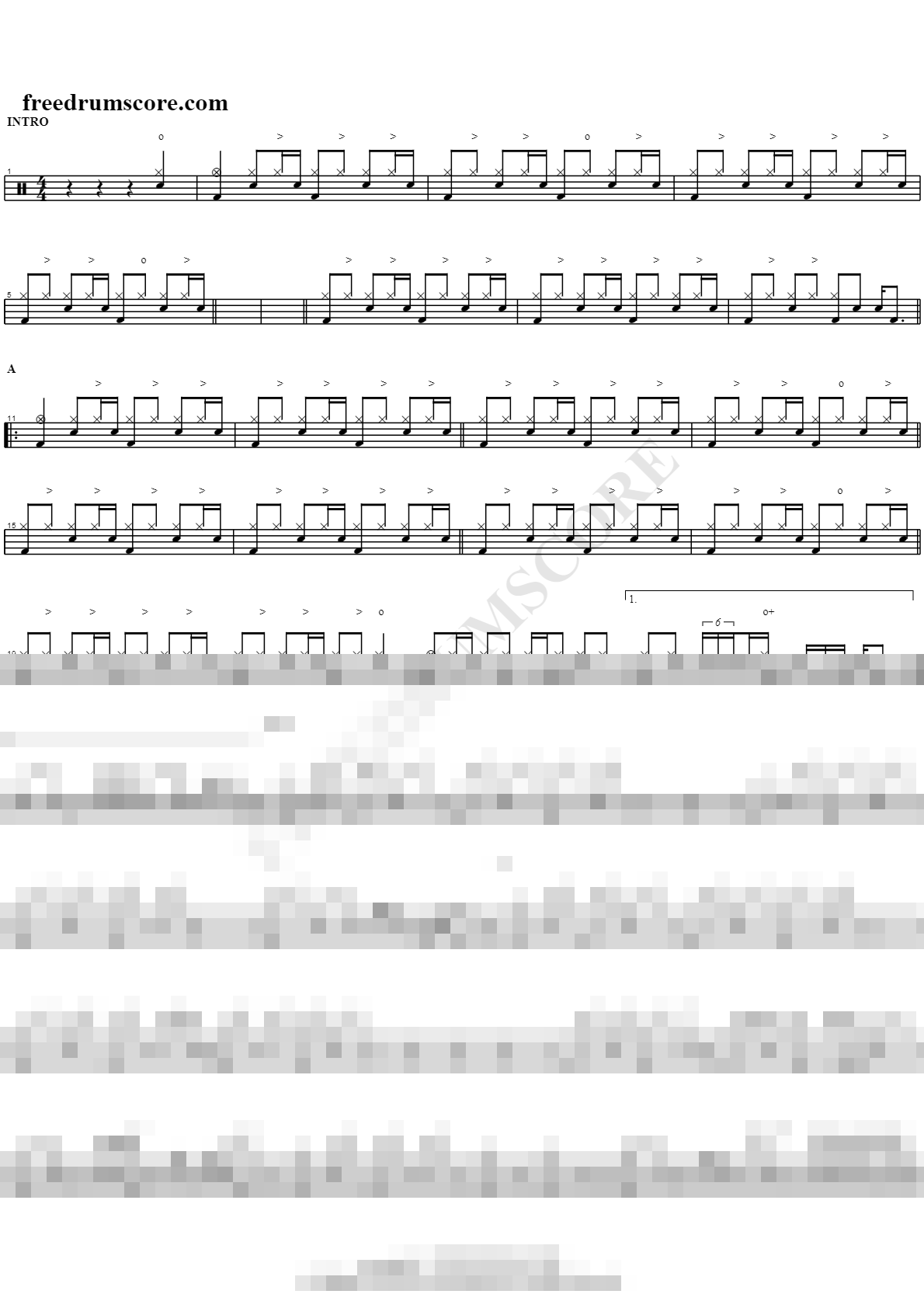 FUNKY STATION Sheet Music Preview