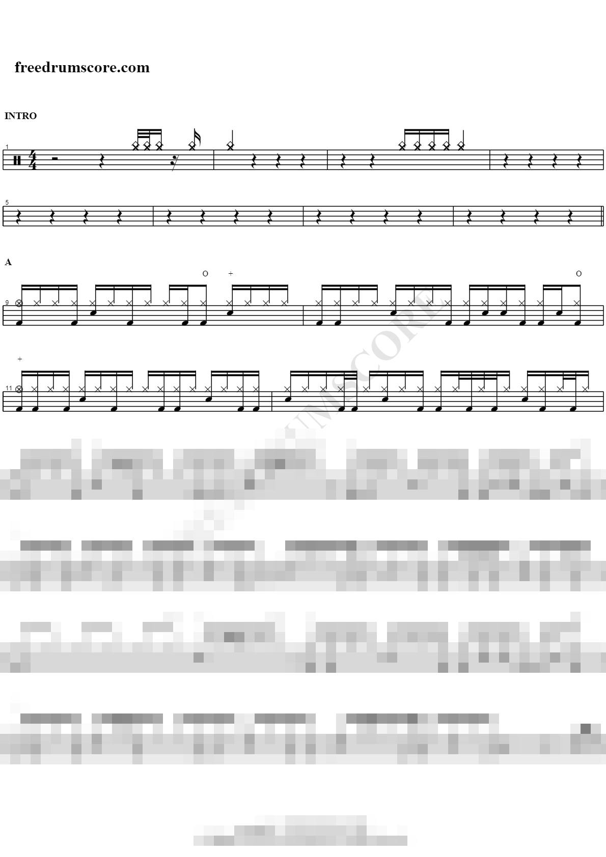 Gerald heywald & sang youl park Drum Show 2013 Sheet Music Preview