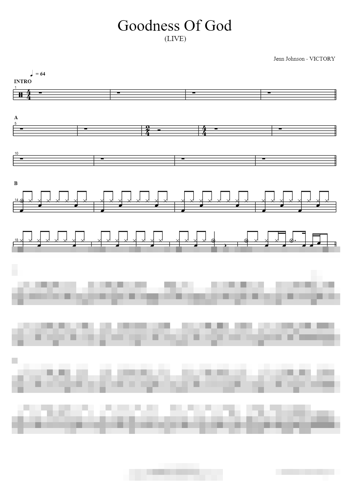 VICTORY Sheet Music Preview