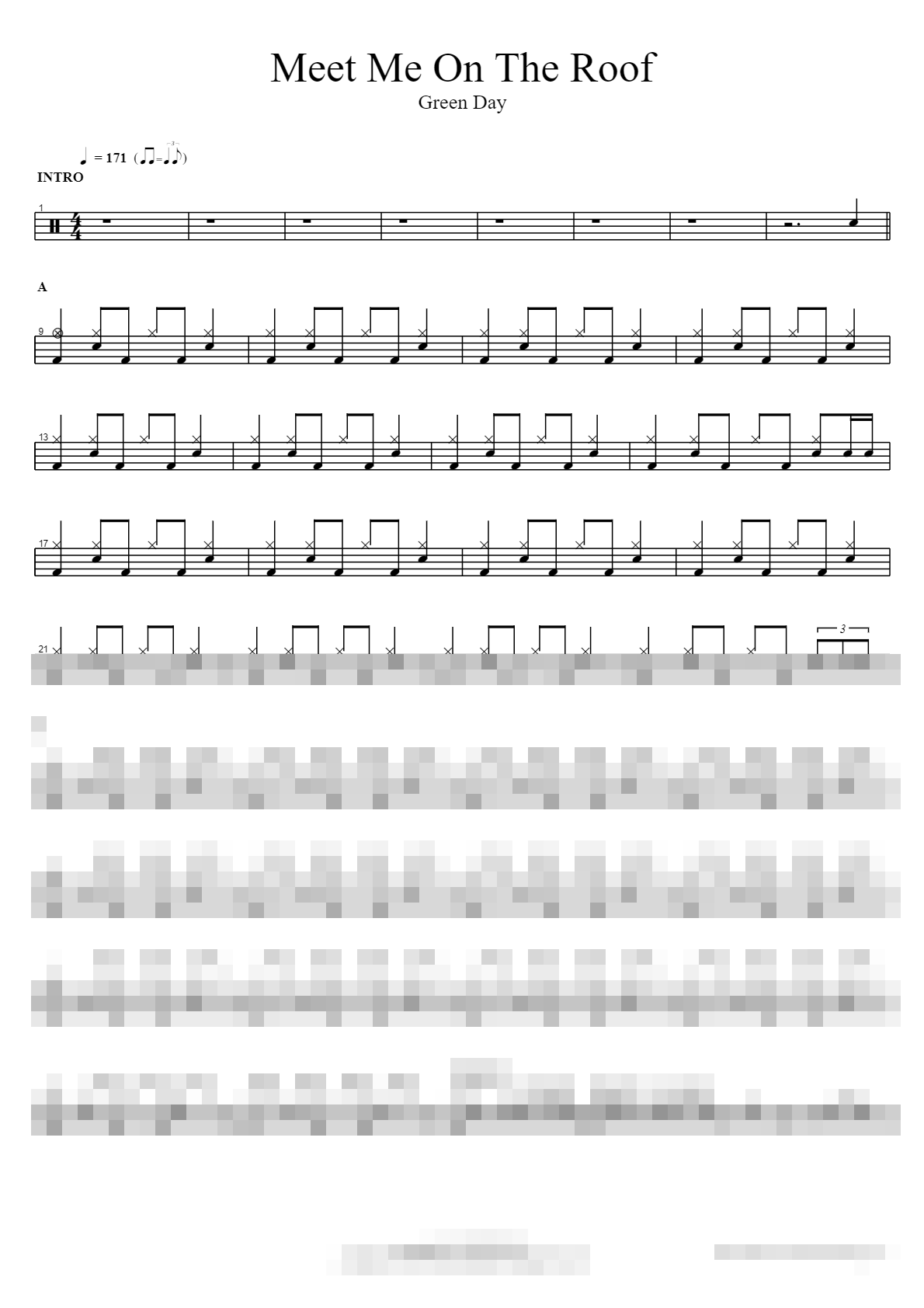 Meet Me On The Roof Sheet Music Preview