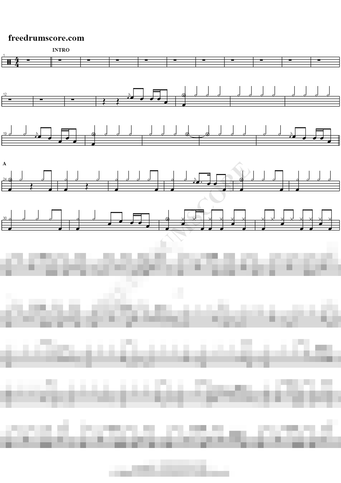 November Rain Sheet Music Preview