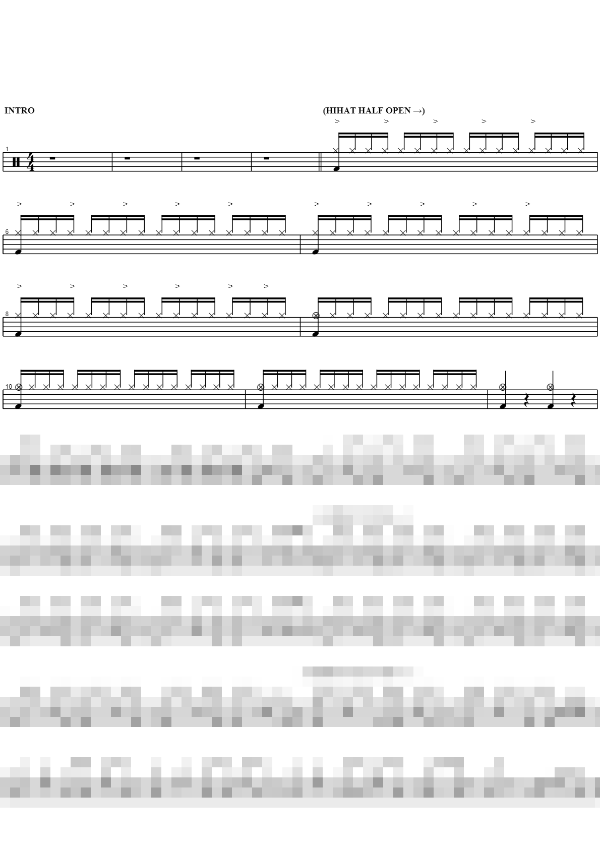 Welcome To The Jungle Sheet Music Preview