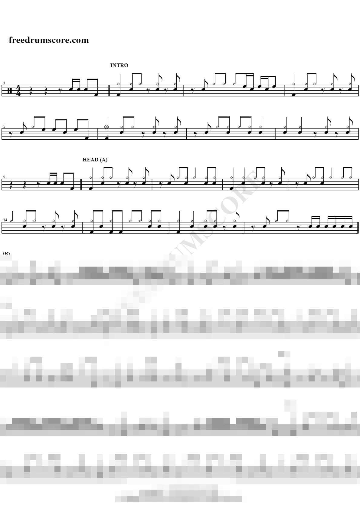The Dip Sheet Music Preview