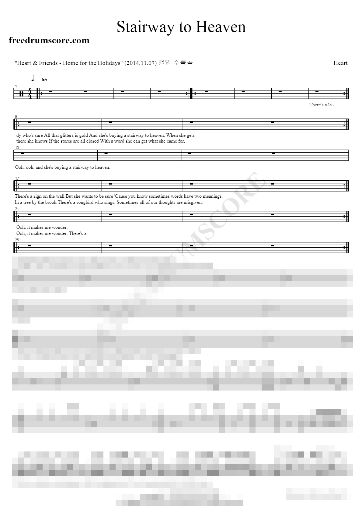 Stairway to Heaven Sheet Music Preview