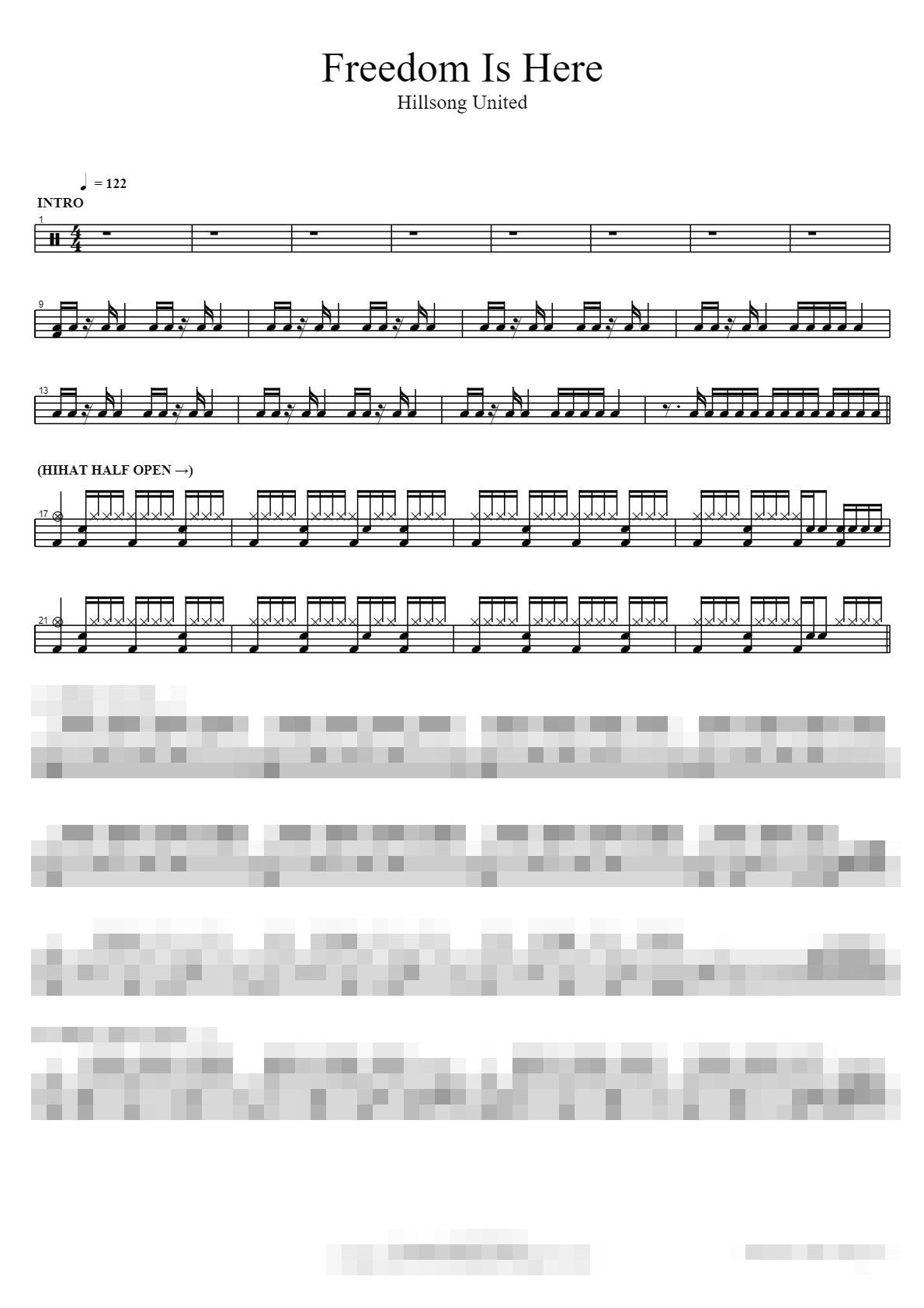 Freedom Is Here Sheet Music Preview