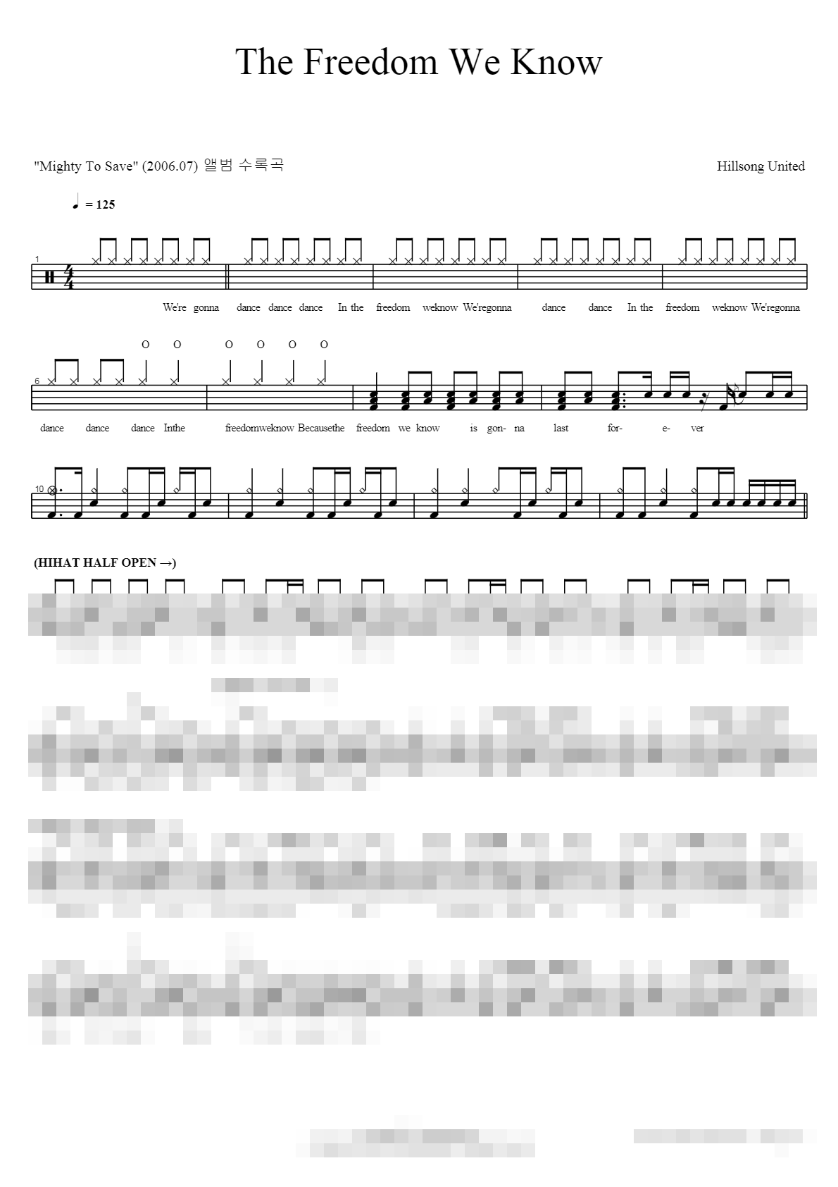 The Freedom We Know Sheet Music Preview