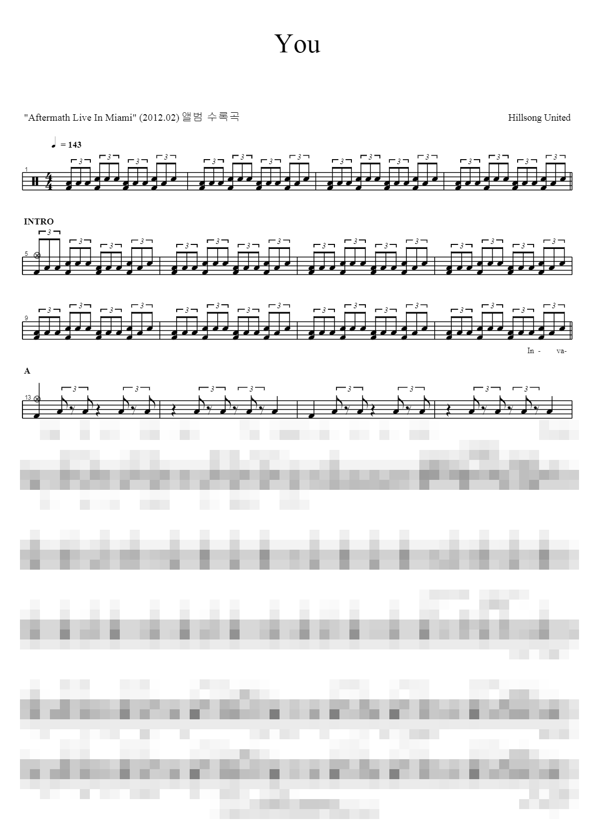 You Sheet Music Preview