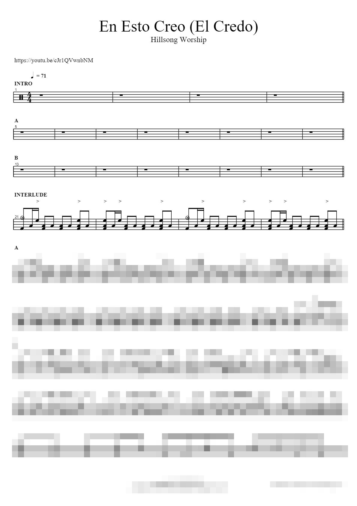 En Esto Creo (El Credo) Sheet Music Preview
