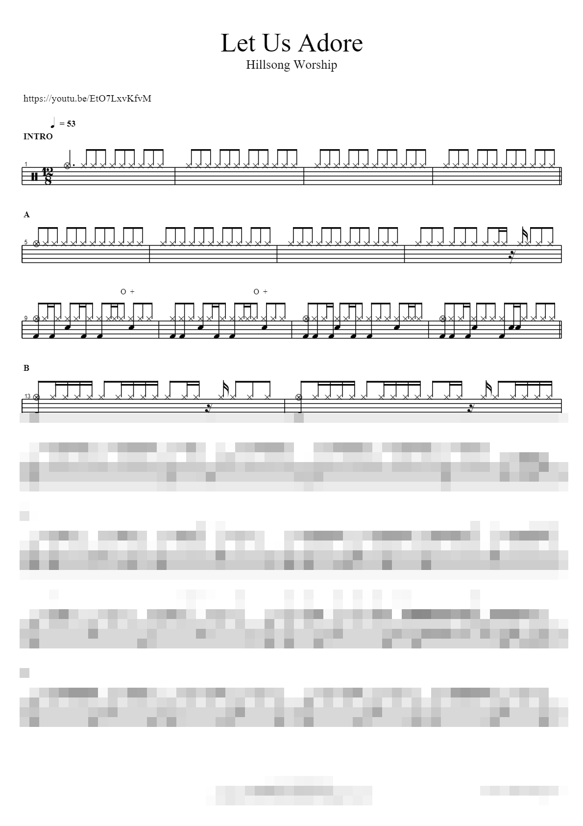 Let Us Adore Sheet Music Preview