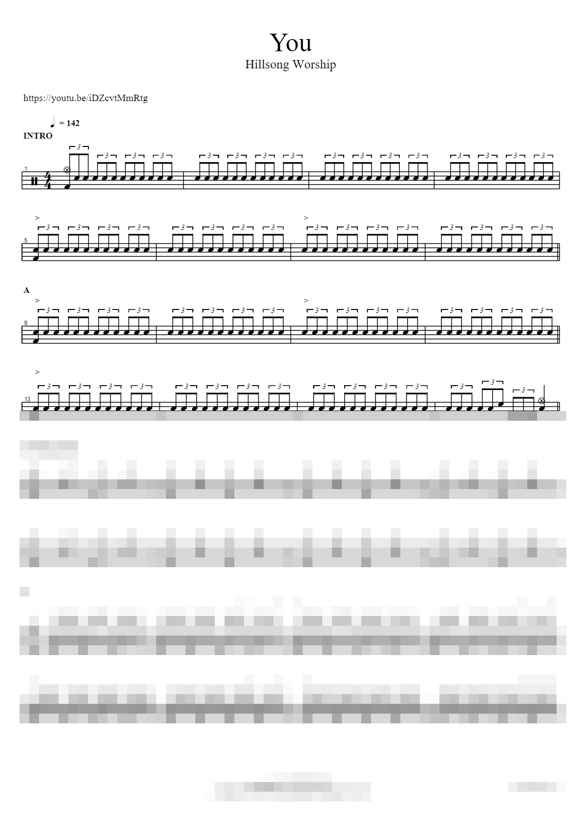 You Sheet Music Preview