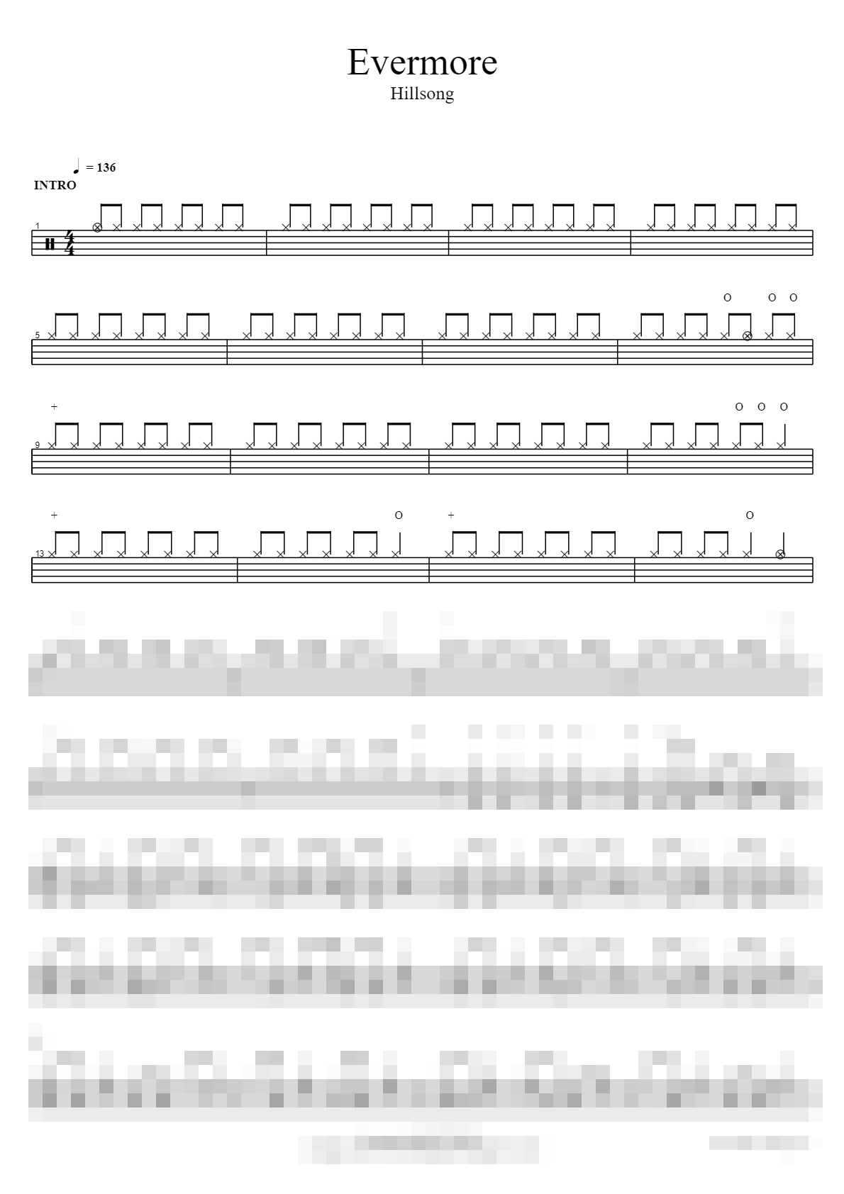 Evermore Sheet Music Preview
