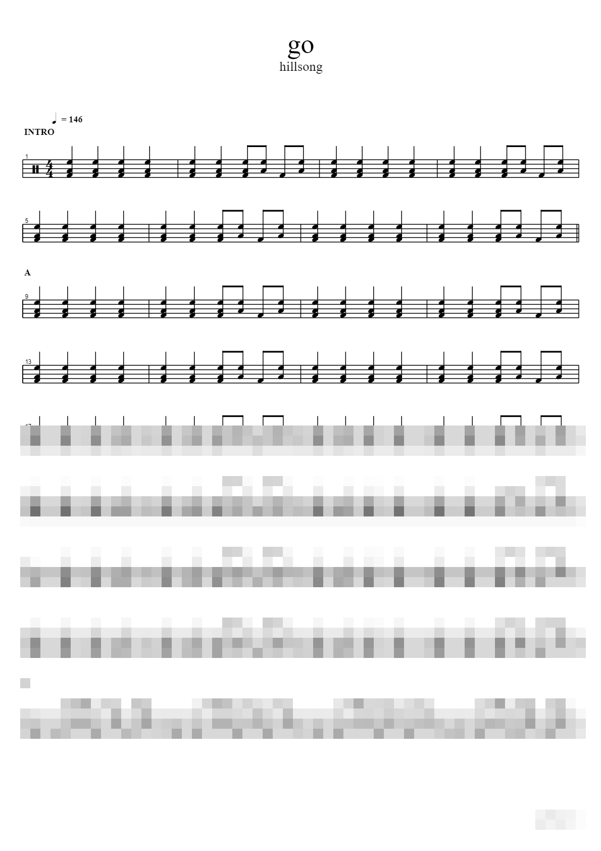 go Sheet Music Preview