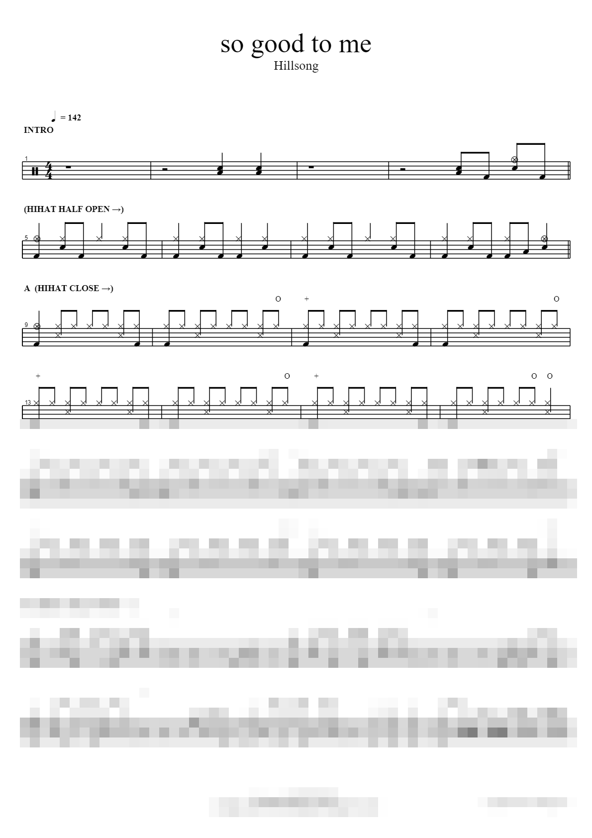 so good to me Sheet Music Preview