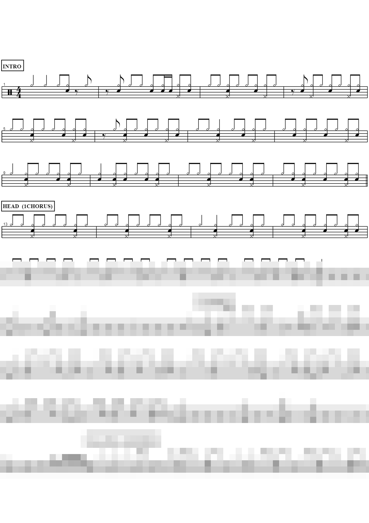 The Jody Grind Sheet Music Preview