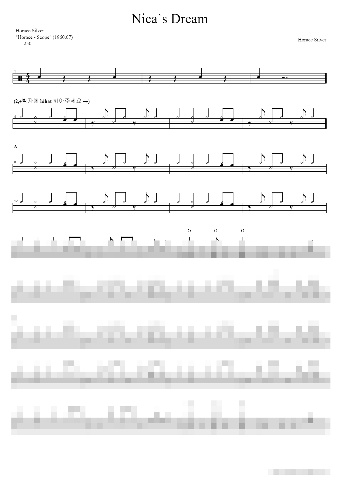 Nicas Dream Sheet Music Preview