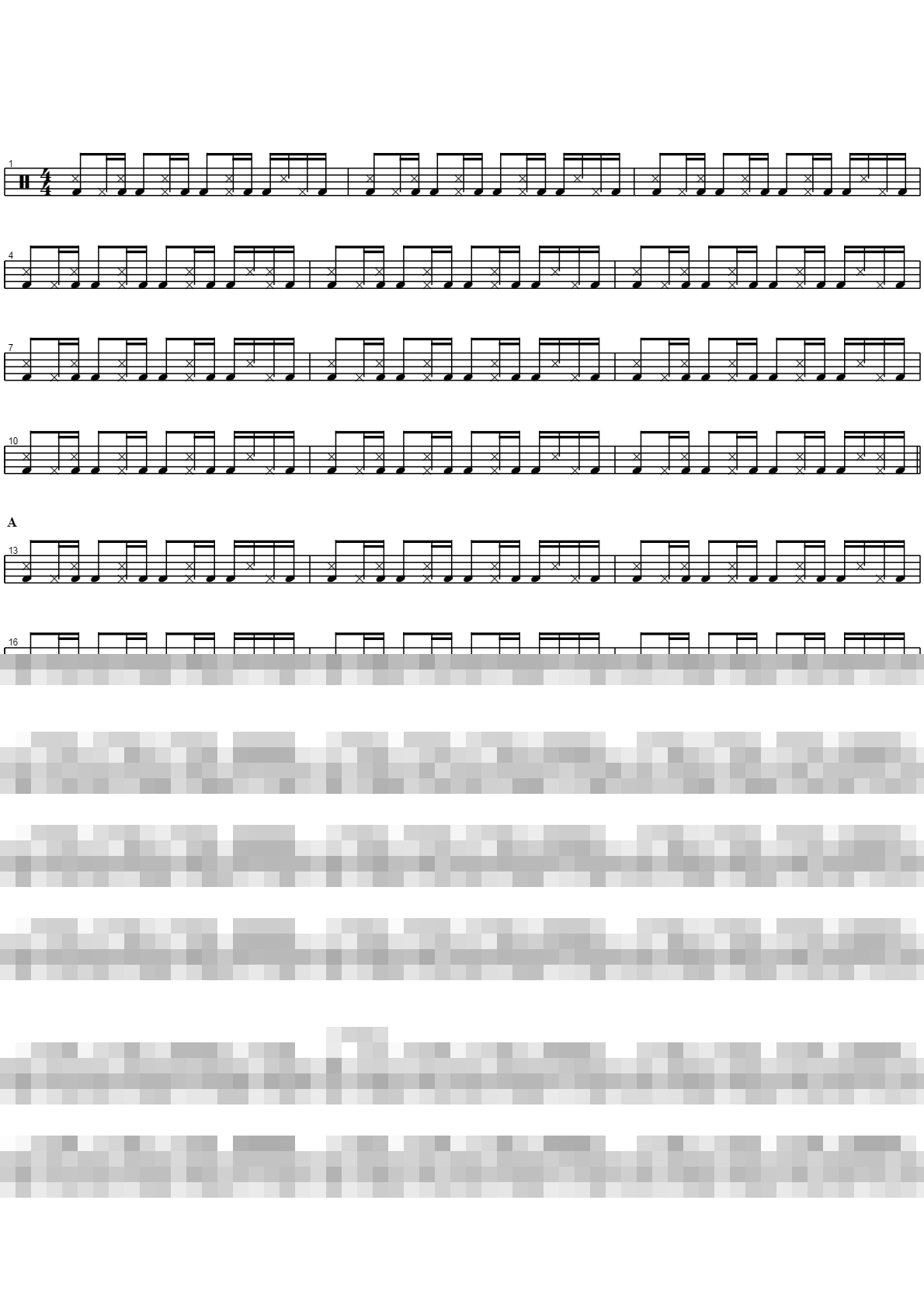 Barumba Sheet Music Preview