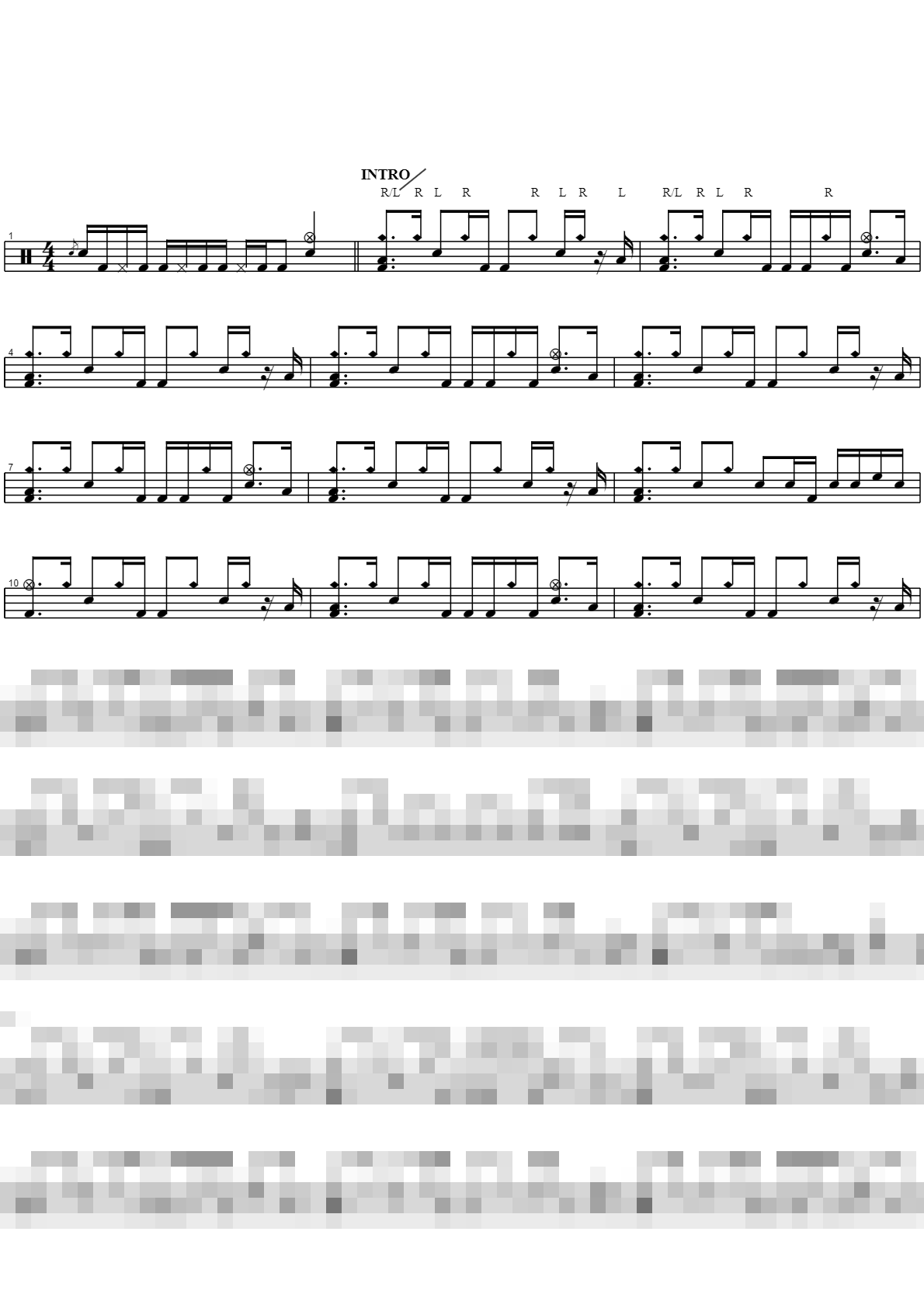 roots Sheet Music Preview