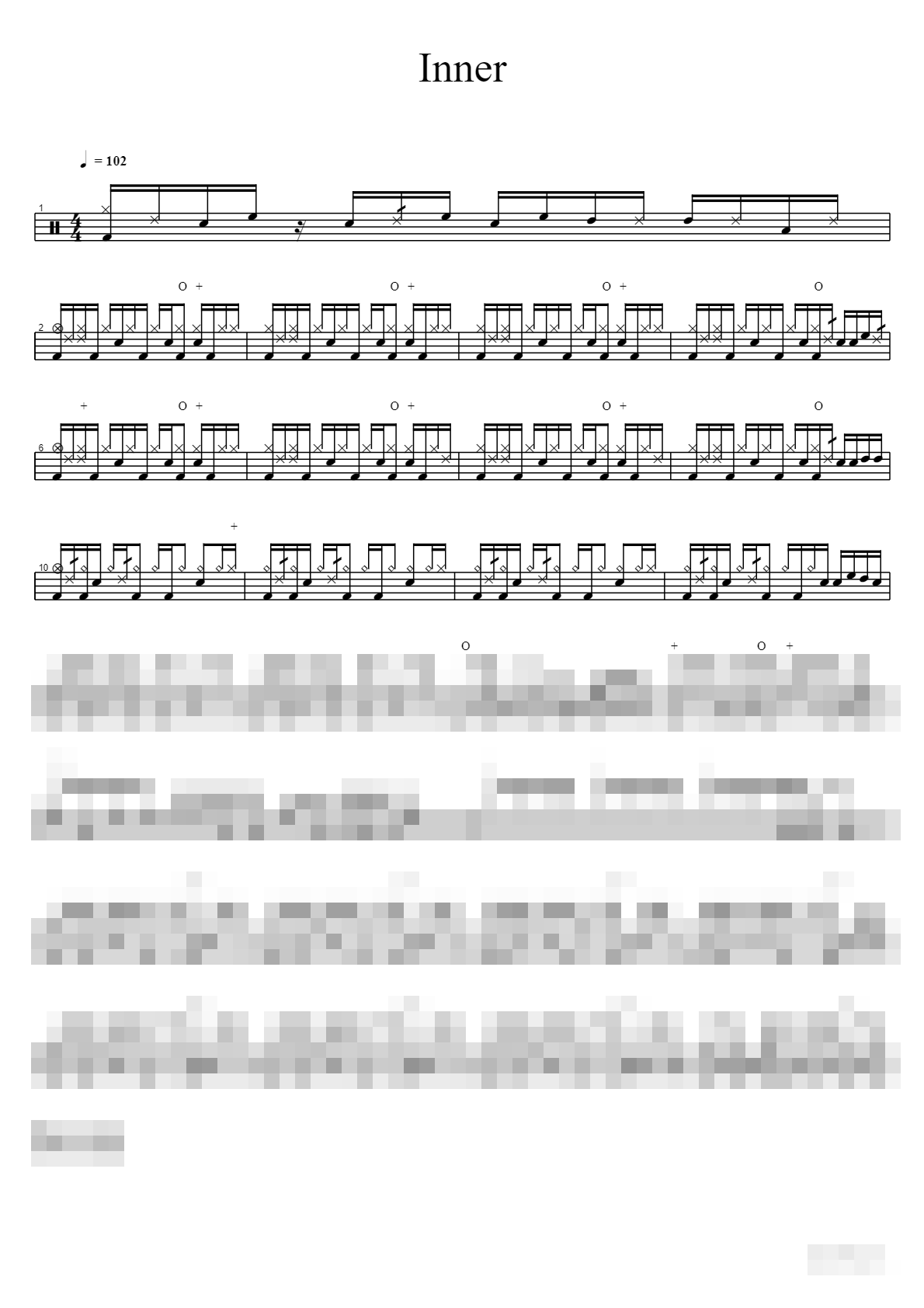 Inner Sheet Music Preview