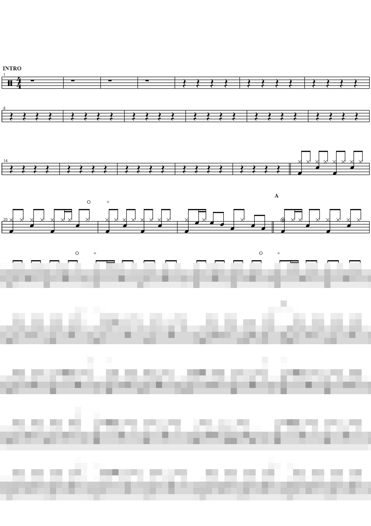 What A Feeling Sheet Music Preview