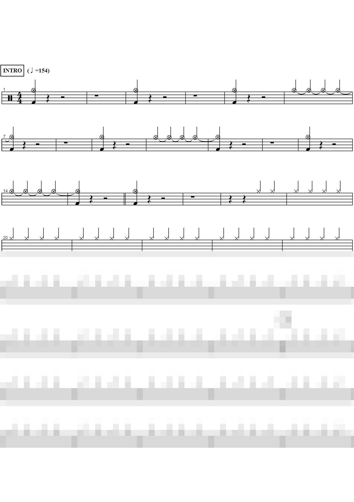 Fear Of The Dark Sheet Music Preview