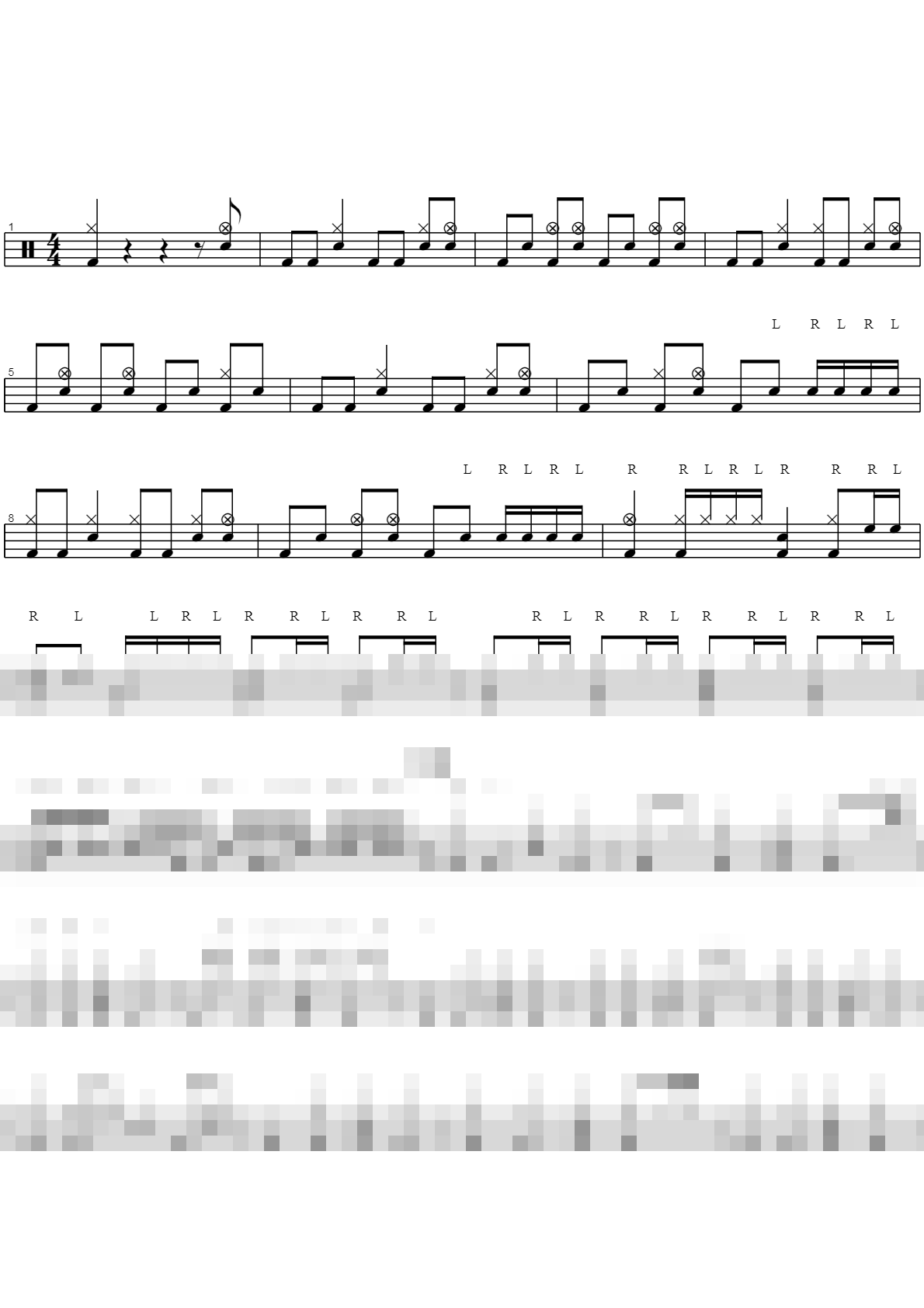 you won't let me go Sheet Music Preview