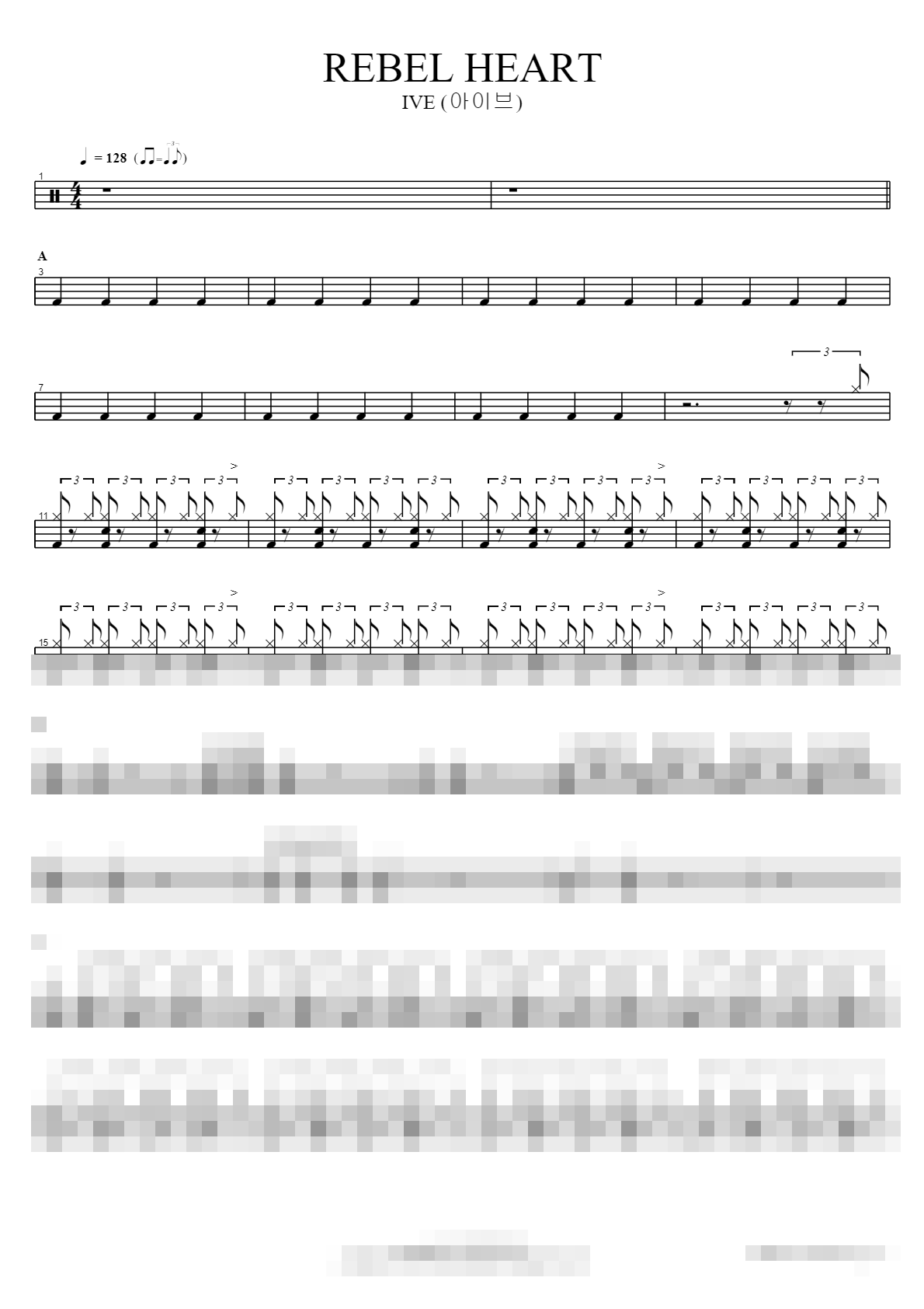 REBEL HEART Sheet Music Preview