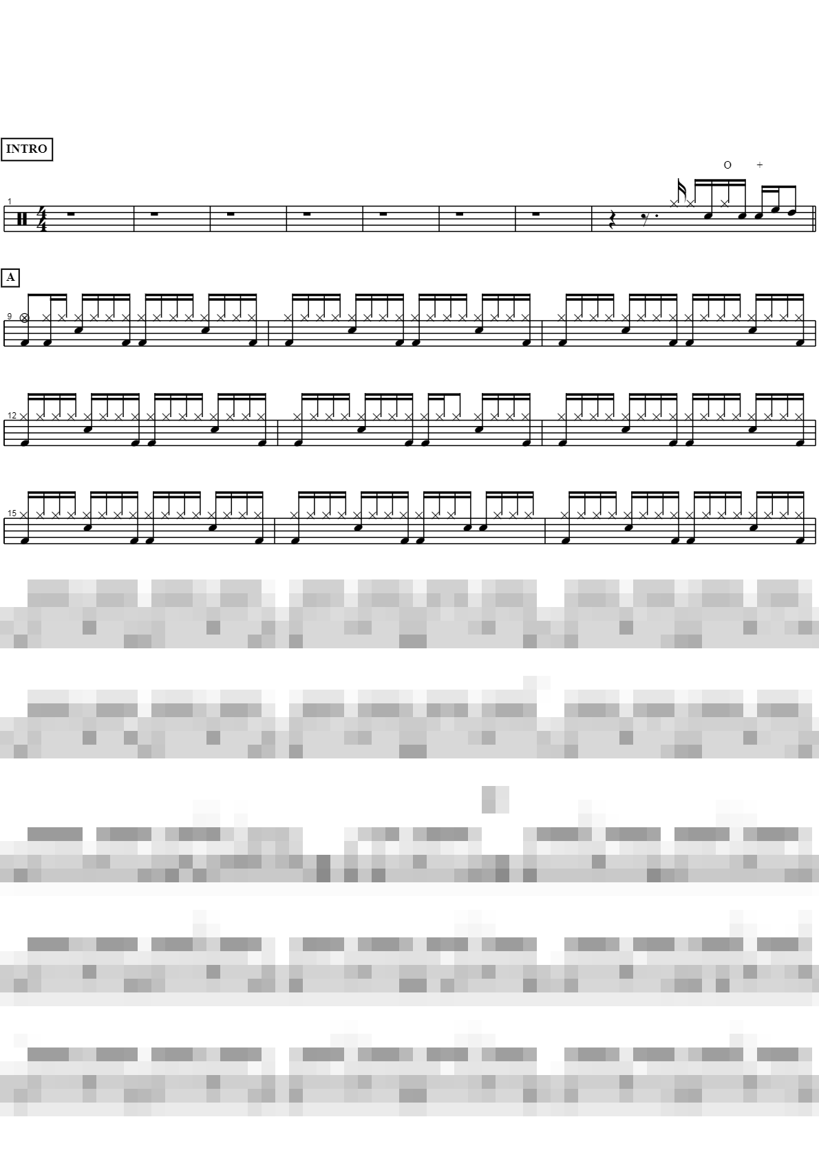 falling Sheet Music Preview