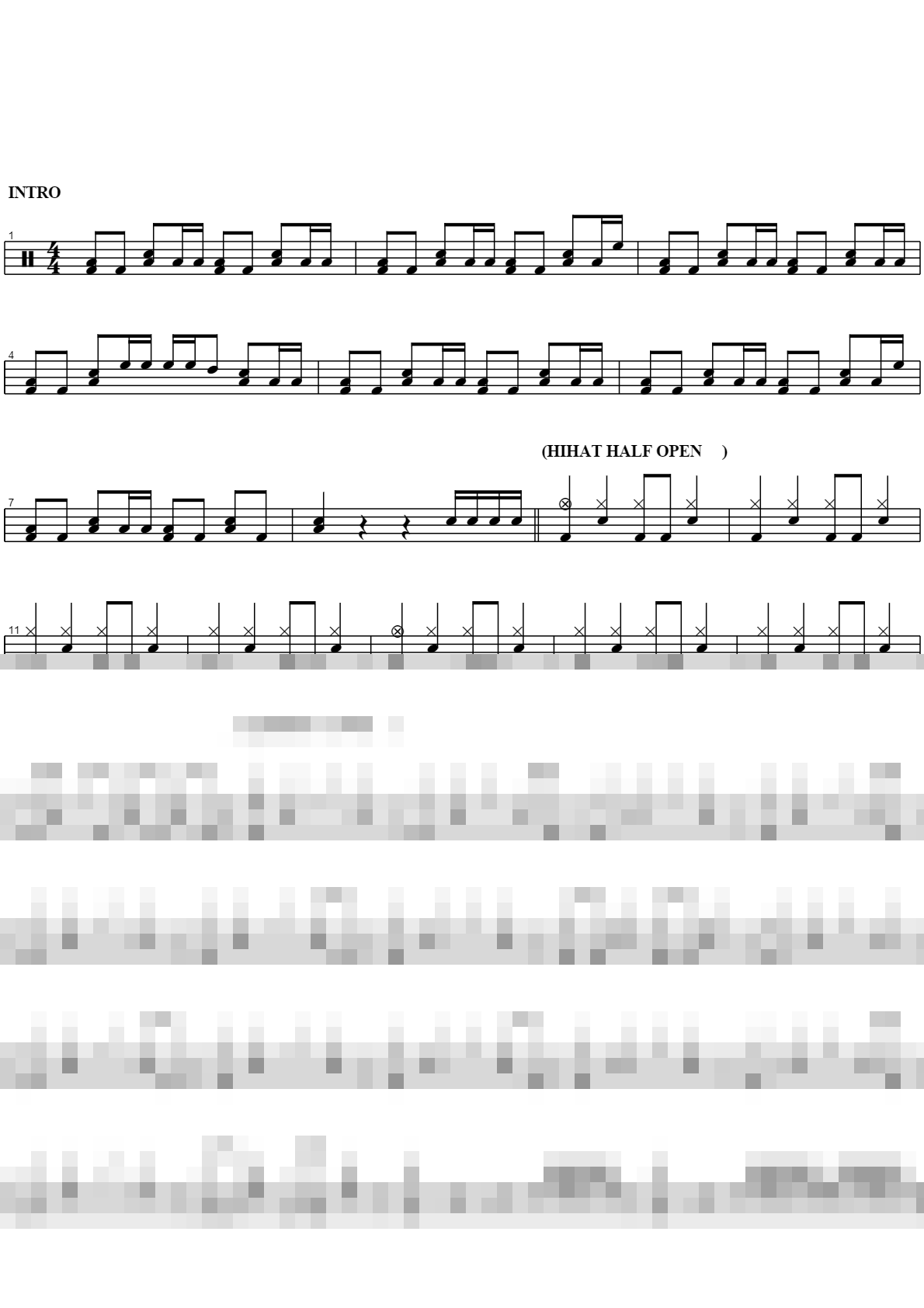 자유로와! Sheet Music Preview