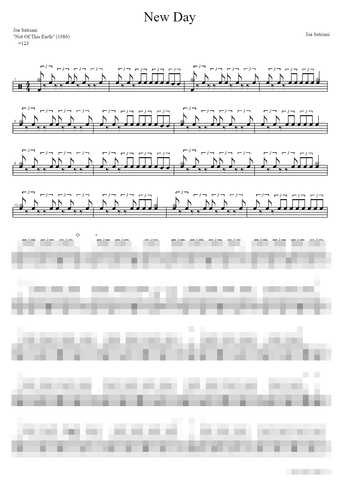 New Day Sheet Music Preview