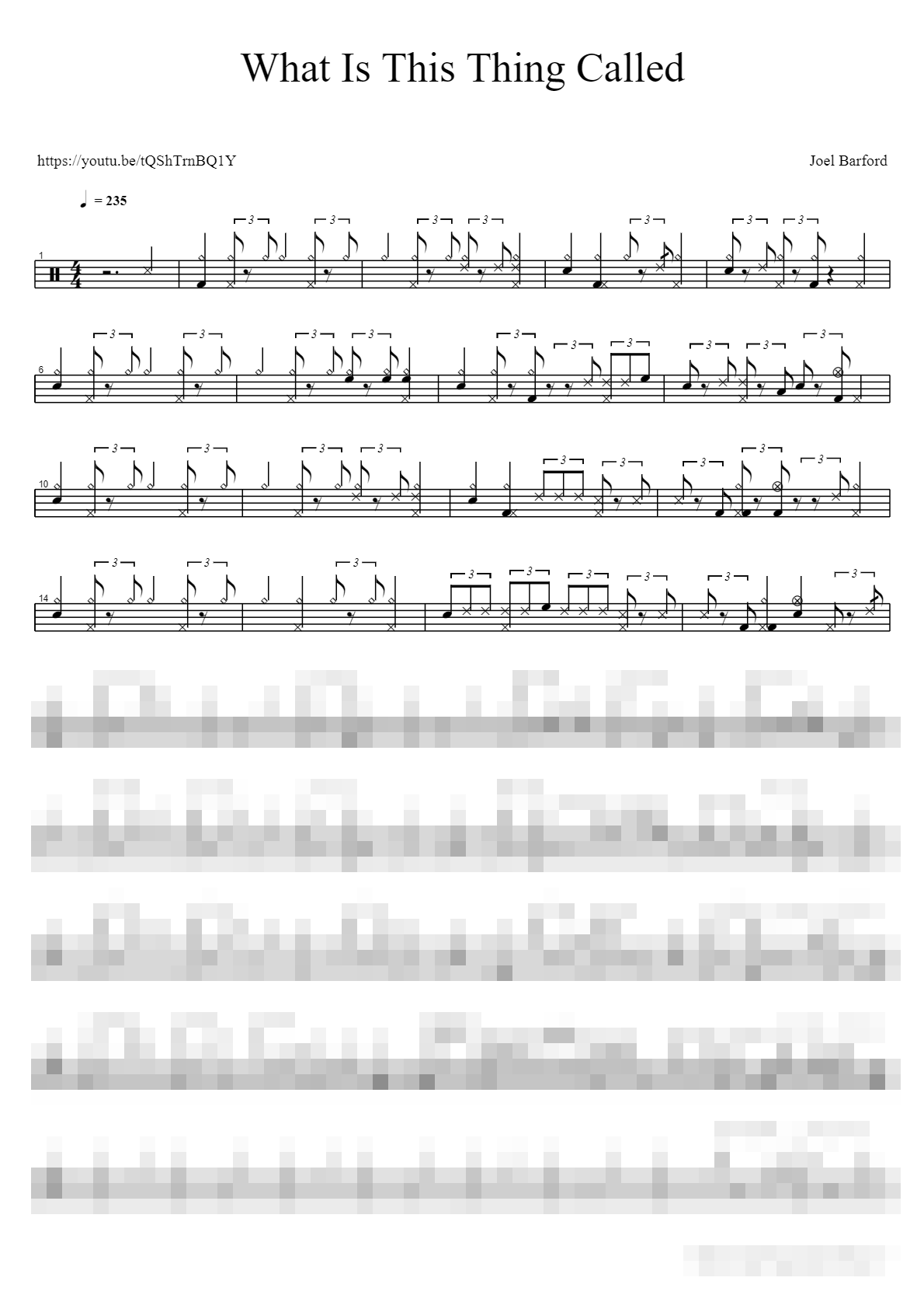 What Is This Thing Called Sheet Music Preview