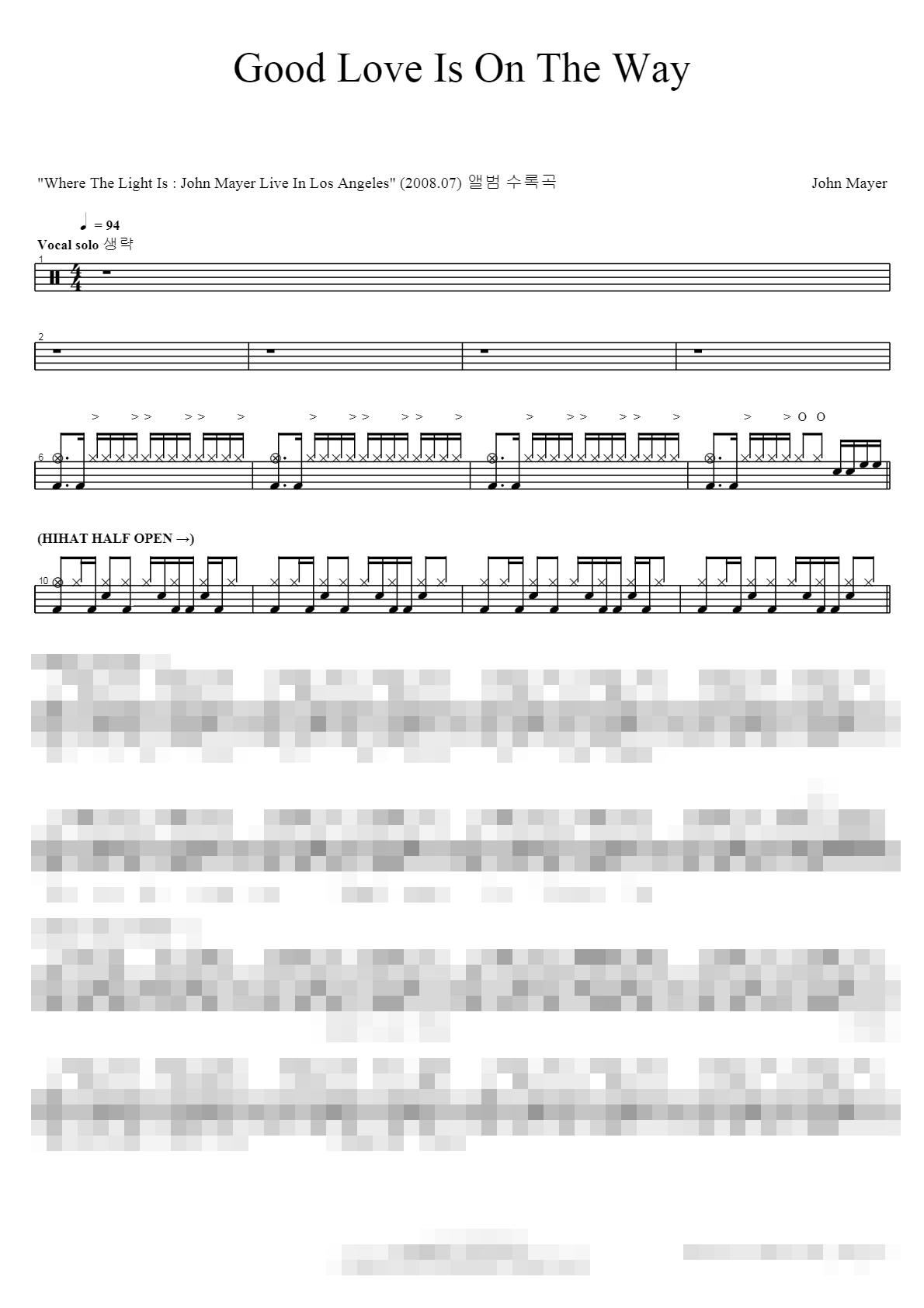 Good Love Is On The Way Sheet Music Preview