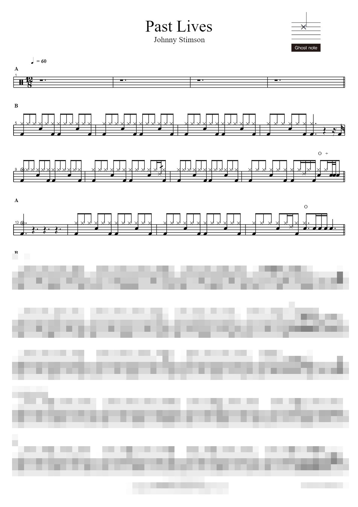 Past Lives Sheet Music Preview